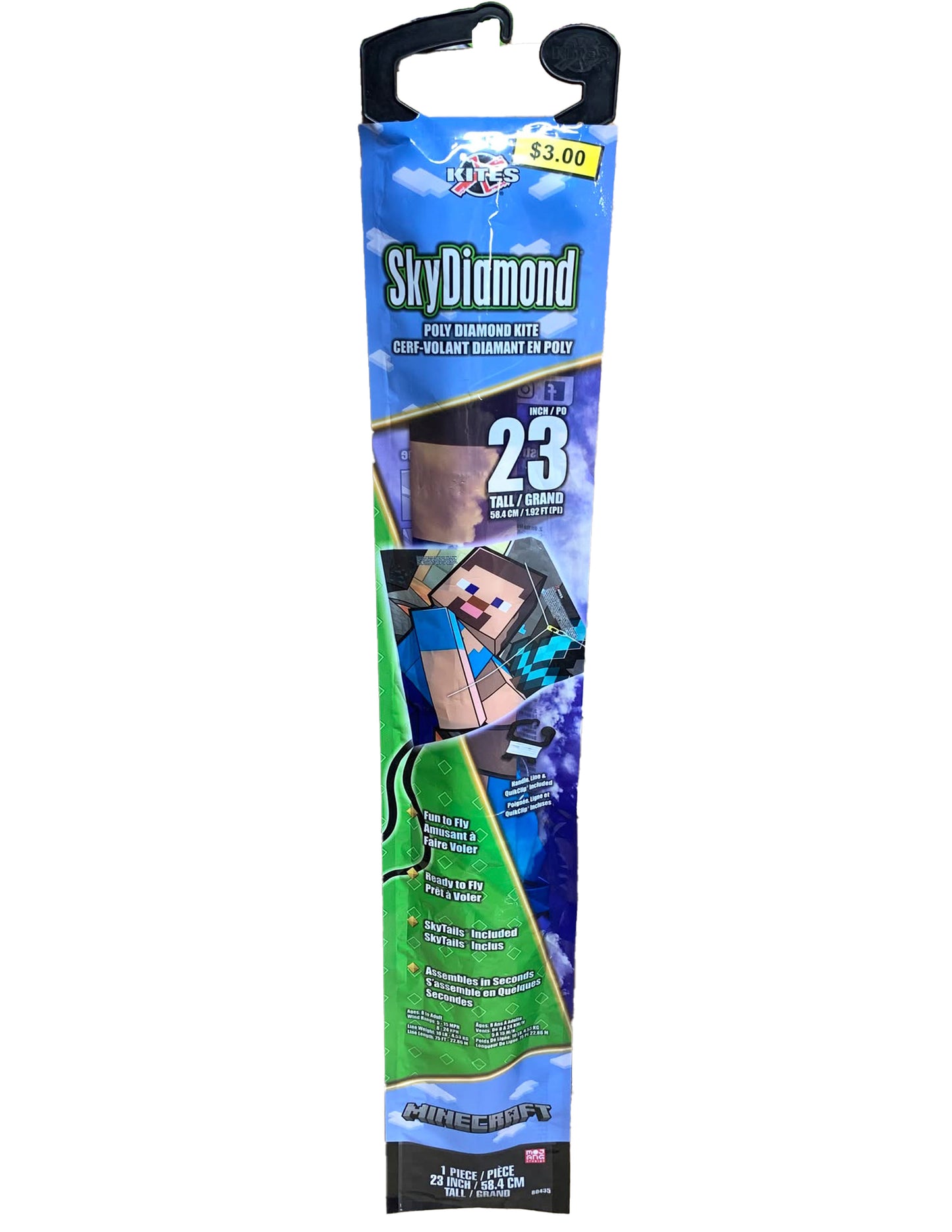 Cerf volant - Minecraft 23 pouces