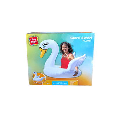 Cygne gonflable géant pour piscine