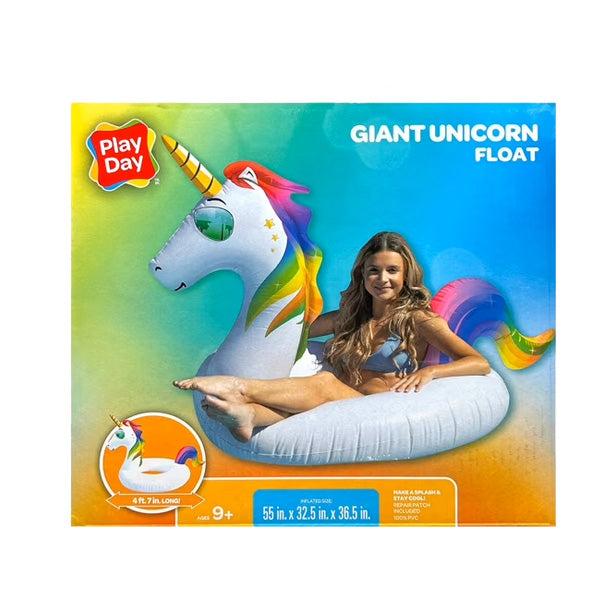 Licorne gonflable pour piscine géant