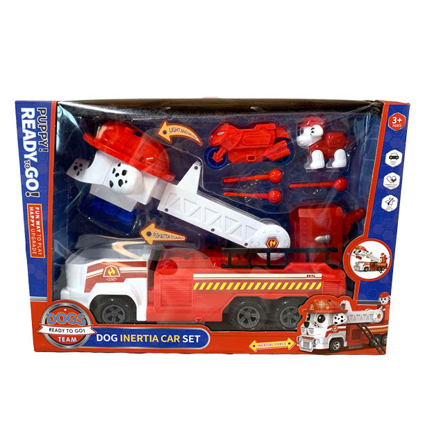 Camion de pompier de chien