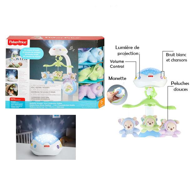 Mobile de bassinette 3 en 1 - Fisher Price