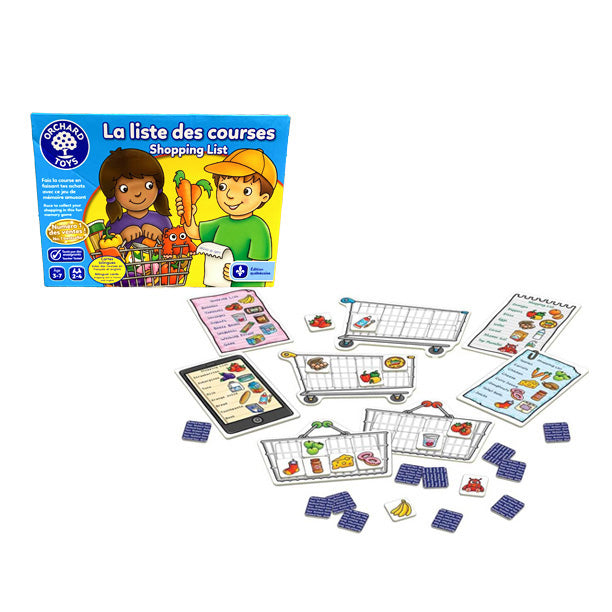 Jeux de mémoire - La liste de courses