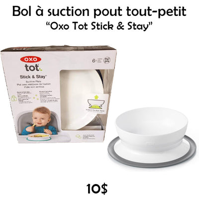 Bol à succion - Oxo Toy Stick & Stay