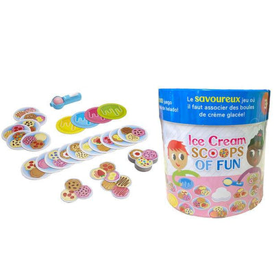 Jeux d'association de crème glacée