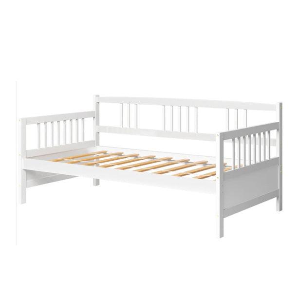 Lit de jour simple- Blanc - Costway
