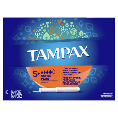 Serviettes sanitaires - Tampax - Paquet de 40 - Super Plus