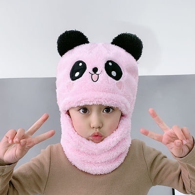 tuque/cache-cou rose small