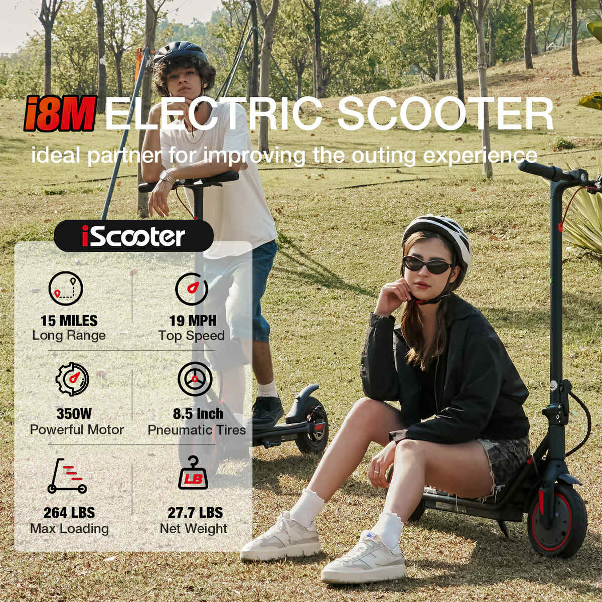 Trottinette Électrique iScooter i8M