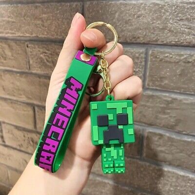 Porte-clé de Minecraft en silicone - Creeper