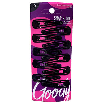 Pinces à cheveux 'Barrettes' Goody - Paquet de 10 - Noir