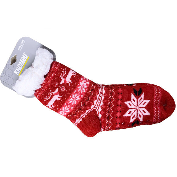 Bas chaud style pantouffle - Taille unique - Khombu