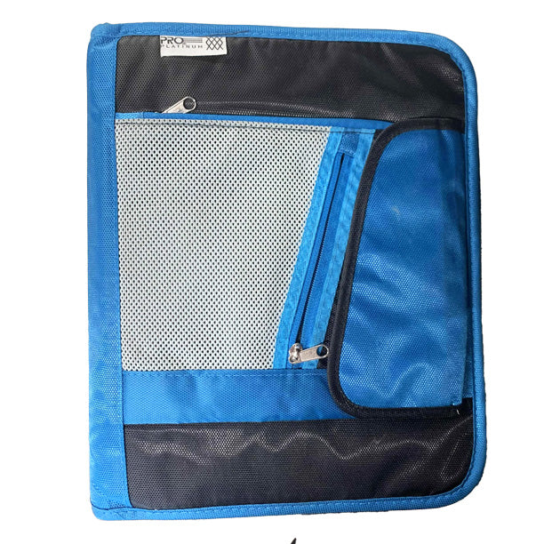 Cartable 1 pouces - Fermeture éclair - Noir - Pro Platinum