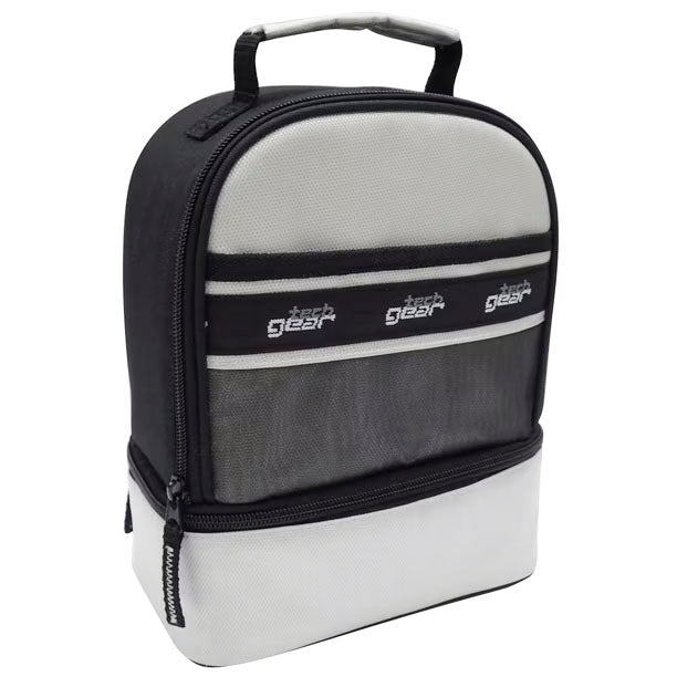 Boîte à lunch - Double compartiment - Gris - Tech Gear