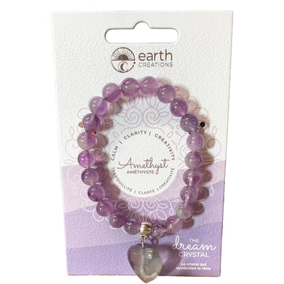 Bracelet spirituel - Améthyste - Clareté - Earth Creations
