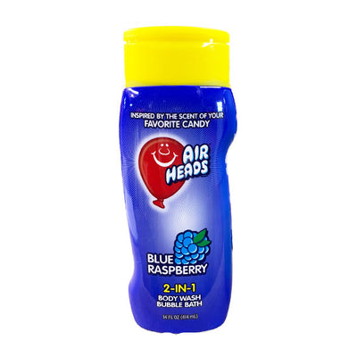 Bain moussant et savon 2 en 1 - Framboise Bleu - Air Heads 414ml