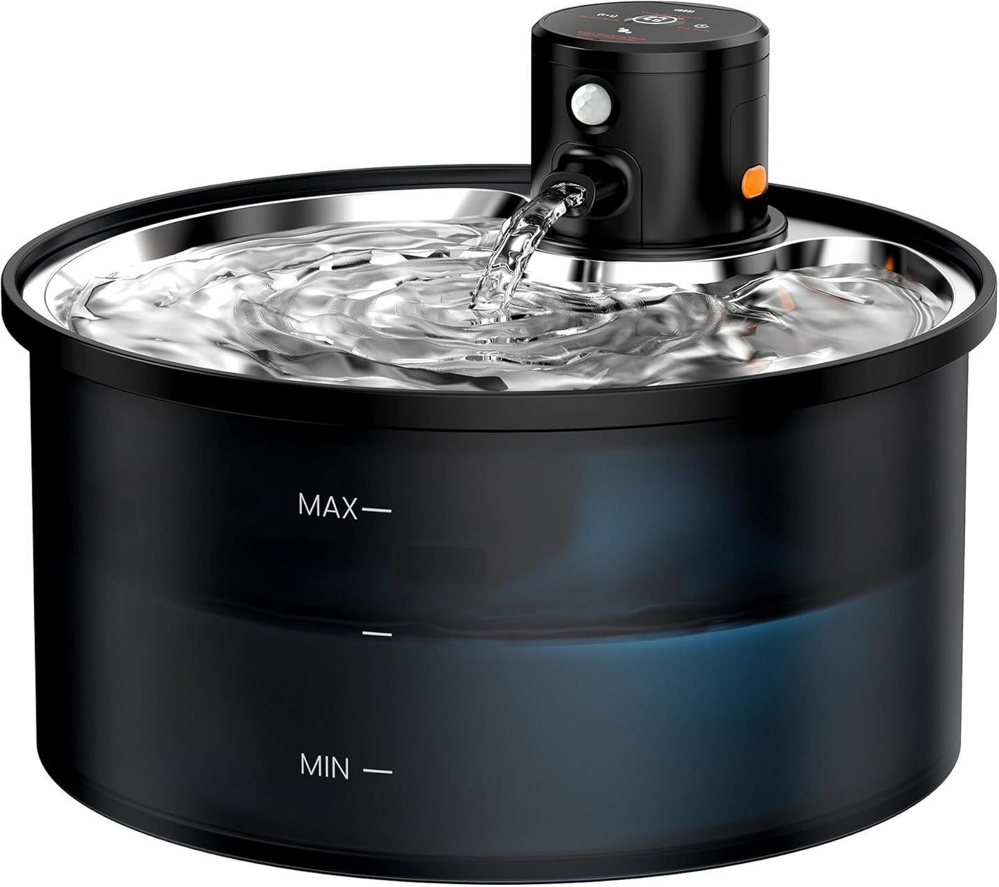 Fontaine â eau pour chat sans Fil 3.2L avec détecteur de mouvement - VKIMISS
