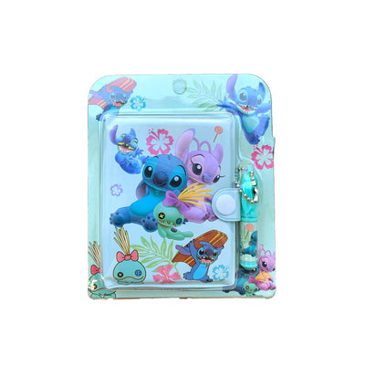 Calepins avec crayon Stitch - Petit vert