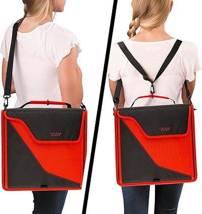 Cahier 3 pouces à anneaux rouge - Five Star