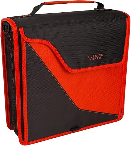 Cahier 3 pouces à anneaux rouge - Five Star