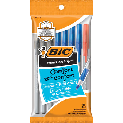 Crayons à l'encre - Paquet de 8 - Bic