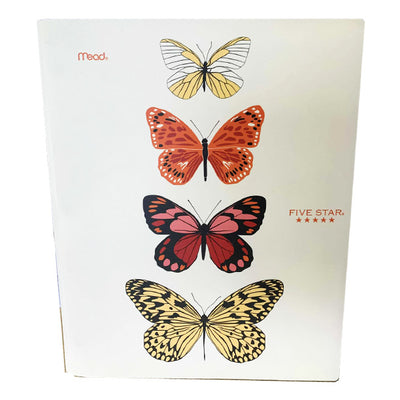 Duotang à 3 anneaux - Papillon beige - Five Star