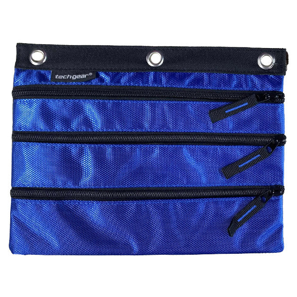 Étui à crayon pour cartable - Bleu - Tech Gear