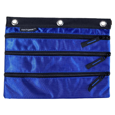 Étui à crayon pour cartable - Bleu - Tech Gear