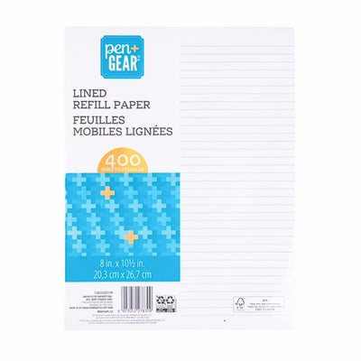 Feuilles lignées 400 pages - Pen Gear
