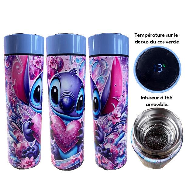 Gourde d'eau Stitch digitale - Purple Stitch