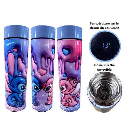 Gourde d'eau Stitch digitale - Stitch and Angel