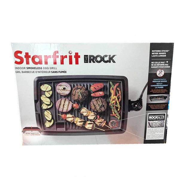 Grill BBQ d'intérieur sans fumée- Starfrit - The Rock - Retour Magasin