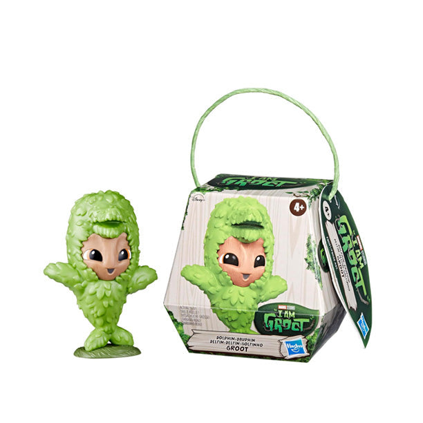 Mini figurine Marvel - Groot en dauphin