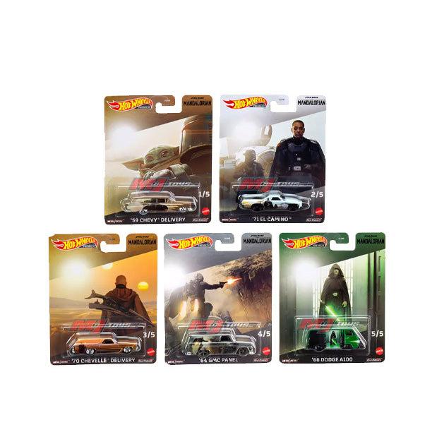 Hot Wheels - Mandalorian - Ensemble de 5 voitures de collection