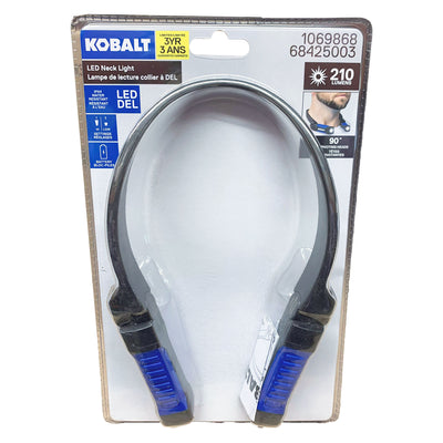 Lampe de cou DEL 210 lumens à batterie - Kobalt