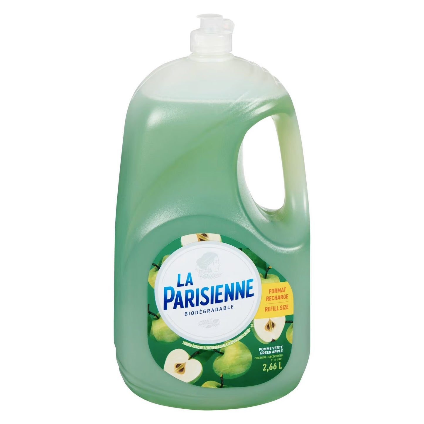 Liquide à vaisselle - La Parisienne - Pomme verte - 2.66L