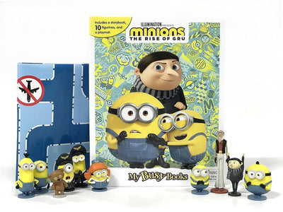 Livre avec figurines et tapis de jeux - Minions 2