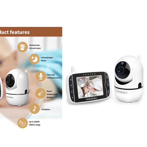 Moniteur vidéo HelloBaby 360 degrees HB65