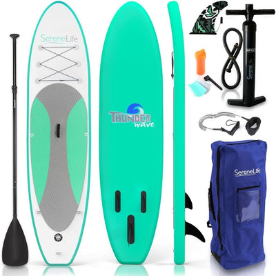 Ensemble pour Paddle Board 10 Pi. - Serenelife - Vert