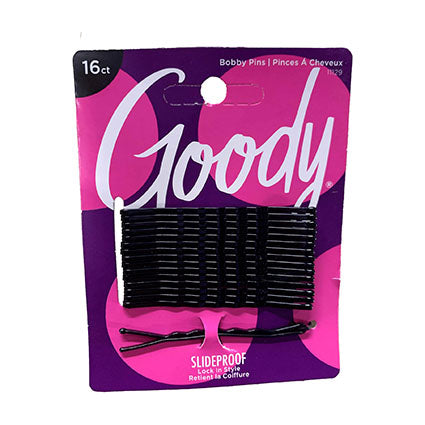 Pinces à cheveux 'Bobby Pins' Goody - Paquet de 16 - Noir