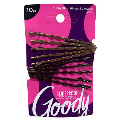 Pinces à cheveux 'Bobby Pins' Goody - Paquet de 10 - Noir et brun