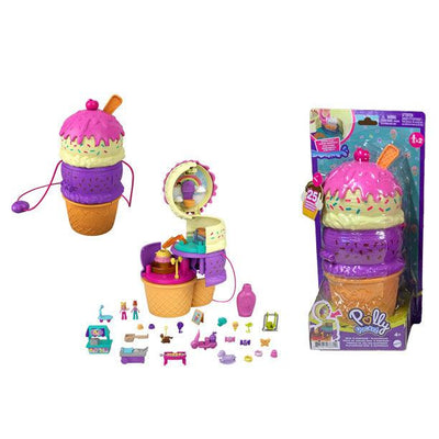 Polly Pocket - Coffret cornet de crème glacée Sip n Surprise