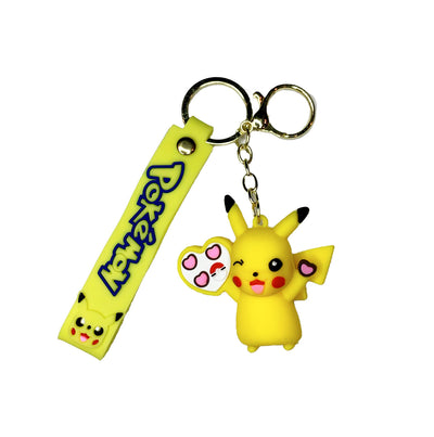 Porte-clé de Pokémon en silicone - Pikachu