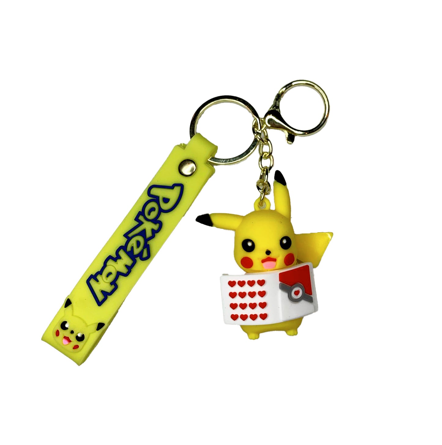 Porte-clé de Pokémon en silicone - Pikachu