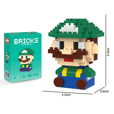 Ensemble de mini blocs de construction - Bricks - Luigi