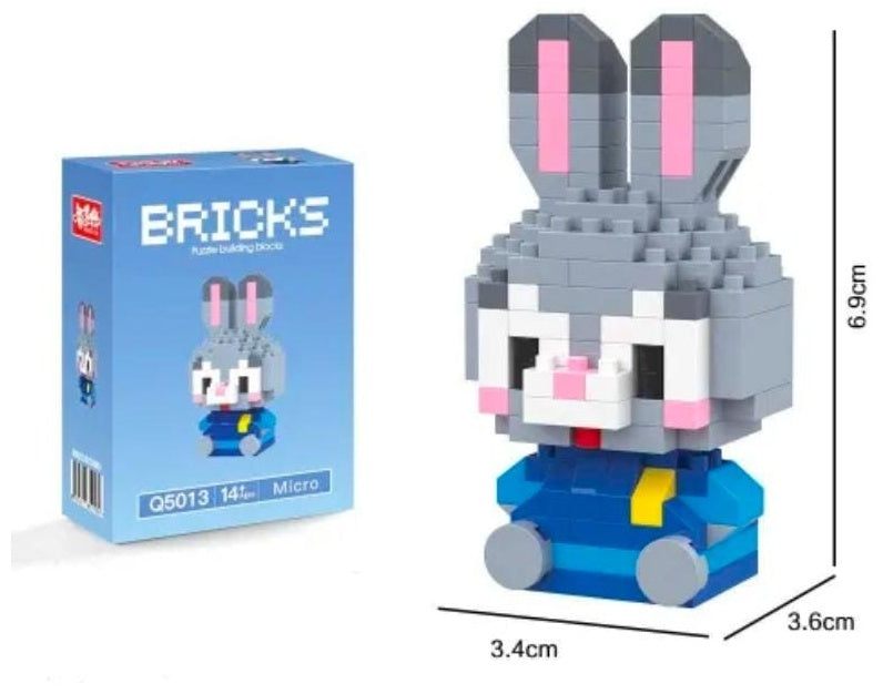 Ensemble de mini blocs de construction - Bricks - Judy Hopps