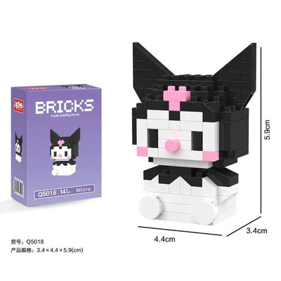 Ensemble de mini blocs de construction - Bricks - Kuromi