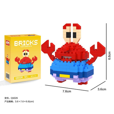 Ensemble de mini blocs de construction - Bricks - Mr Krabs