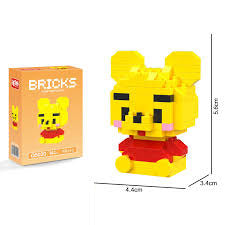 Ensemble de mini blocs de construction - Bricks - Winnie l'Ourson