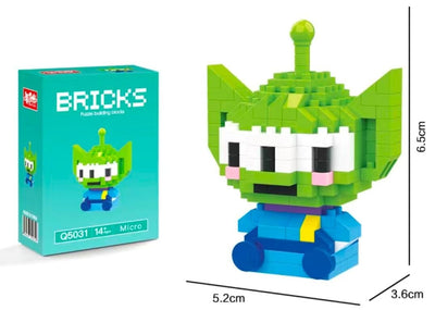 Ensemble de mini blocs de construction - Bricks - Martien de l'Histoire de Jouets