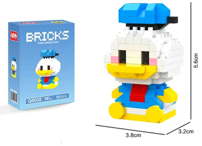 Ensemble de mini blocs de construction - Bricks - Donald Duck